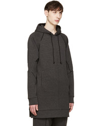 Мужской темно-серый худи от Pyer Moss