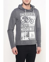 Мужской темно-серый худи от Tom Tailor Denim