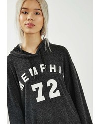 Женский темно-серый худи от Topshop