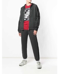 Мужской темно-серый худи от Emporio Armani