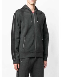 Мужской темно-серый худи от Emporio Armani