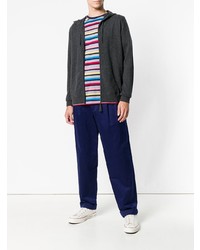 Мужской темно-серый худи от Laneus