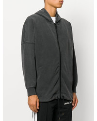 Мужской темно-серый худи от Palm Angels