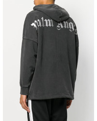 Мужской темно-серый худи от Palm Angels