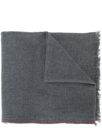 Мужской темно-серый шарф от Brunello Cucinelli