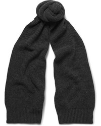 Мужской темно-серый шарф от Dolce & Gabbana