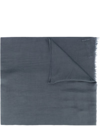 Мужской темно-серый шарф от Emporio Armani