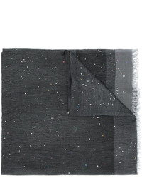 Женский темно-серый шарф от Faliero Sarti