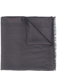 Женский темно-серый шарф от Fendi