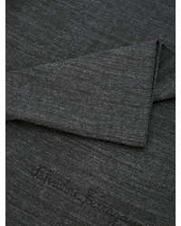 Мужской темно-серый шарф от Salvatore Ferragamo