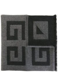 Женский темно-серый шарф от Givenchy