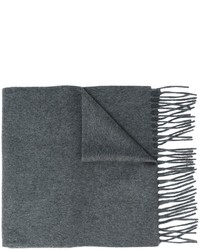 Мужской темно-серый шарф от Lanvin