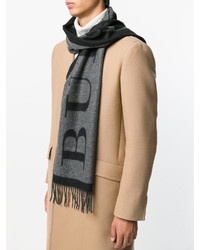 Мужской темно-серый шарф от Burberry