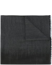 Мужской темно-серый шарф от Salvatore Ferragamo