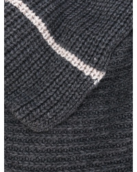 Мужской темно-серый шарф от Pal Zileri