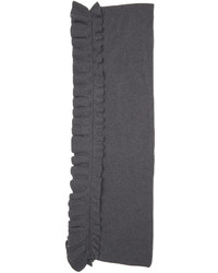 Женский темно-серый шарф от Stella McCartney