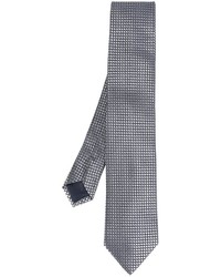 Мужской темно-серый шелковый галстук от Ermenegildo Zegna
