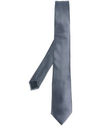 Мужской темно-серый шелковый галстук от Lanvin