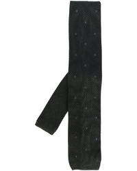 Мужской темно-серый шелковый галстук от Tom Ford