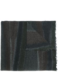 Мужской темно-серый шелковый шарф от Faliero Sarti