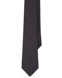 Темно-серый шерстяной галстук