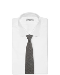 Мужской темно-серый шерстяной галстук от Oliver Spencer