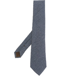 Мужской темно-серый шерстяной галстук от Church's