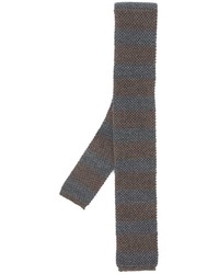 Мужской темно-серый шерстяной галстук от Eleventy