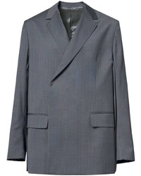 Мужской темно-серый шерстяной пиджак в вертикальную полоску от A BETTER MISTAKE