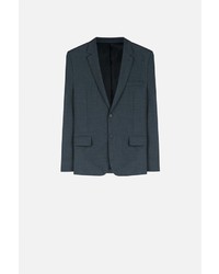 Мужской темно-серый шерстяной пиджак от AMI Alexandre Mattiussi
