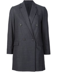 Женский темно-серый шерстяной пиджак от Brunello Cucinelli