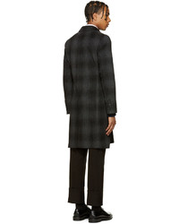 Мужской темно-серый шерстяной пиджак от Burberry