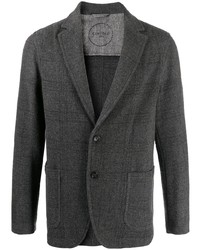 Мужской темно-серый шерстяной пиджак от Circolo 1901
