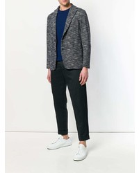Мужской темно-серый шерстяной пиджак от Altea