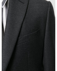 Мужской темно-серый шерстяной пиджак от Caruso