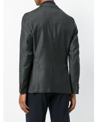 Мужской темно-серый шерстяной пиджак от Manuel Ritz