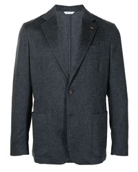 Мужской темно-серый шерстяной пиджак от Colombo