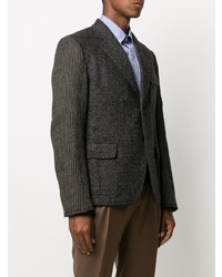 Мужской темно-серый шерстяной пиджак от Junya Watanabe MAN