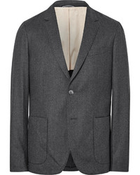 Мужской темно-серый шерстяной пиджак от Gant