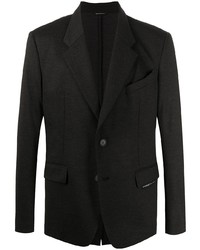 Мужской темно-серый шерстяной пиджак от Givenchy