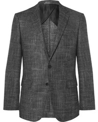 Мужской темно-серый шерстяной пиджак от Hugo Boss