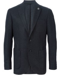 Мужской темно-серый шерстяной пиджак от Hydrogen
