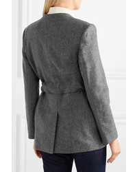Женский темно-серый шерстяной пиджак от Vanessa Bruno