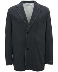 Мужской темно-серый шерстяной пиджак от JW Anderson