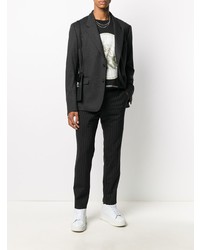 Мужской темно-серый шерстяной пиджак от Givenchy