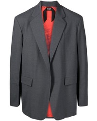 Мужской темно-серый шерстяной пиджак от N°21