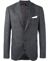Мужской темно-серый шерстяной пиджак от Neil Barrett