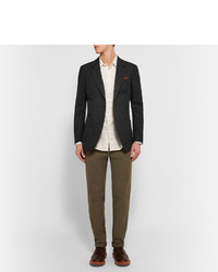 Мужской темно-серый шерстяной пиджак от Club Monaco