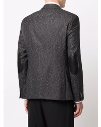Мужской темно-серый шерстяной пиджак от Karl Lagerfeld