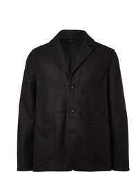 Мужской темно-серый шерстяной пиджак от Officine Generale